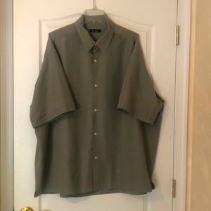 Claiborne olive casual button down